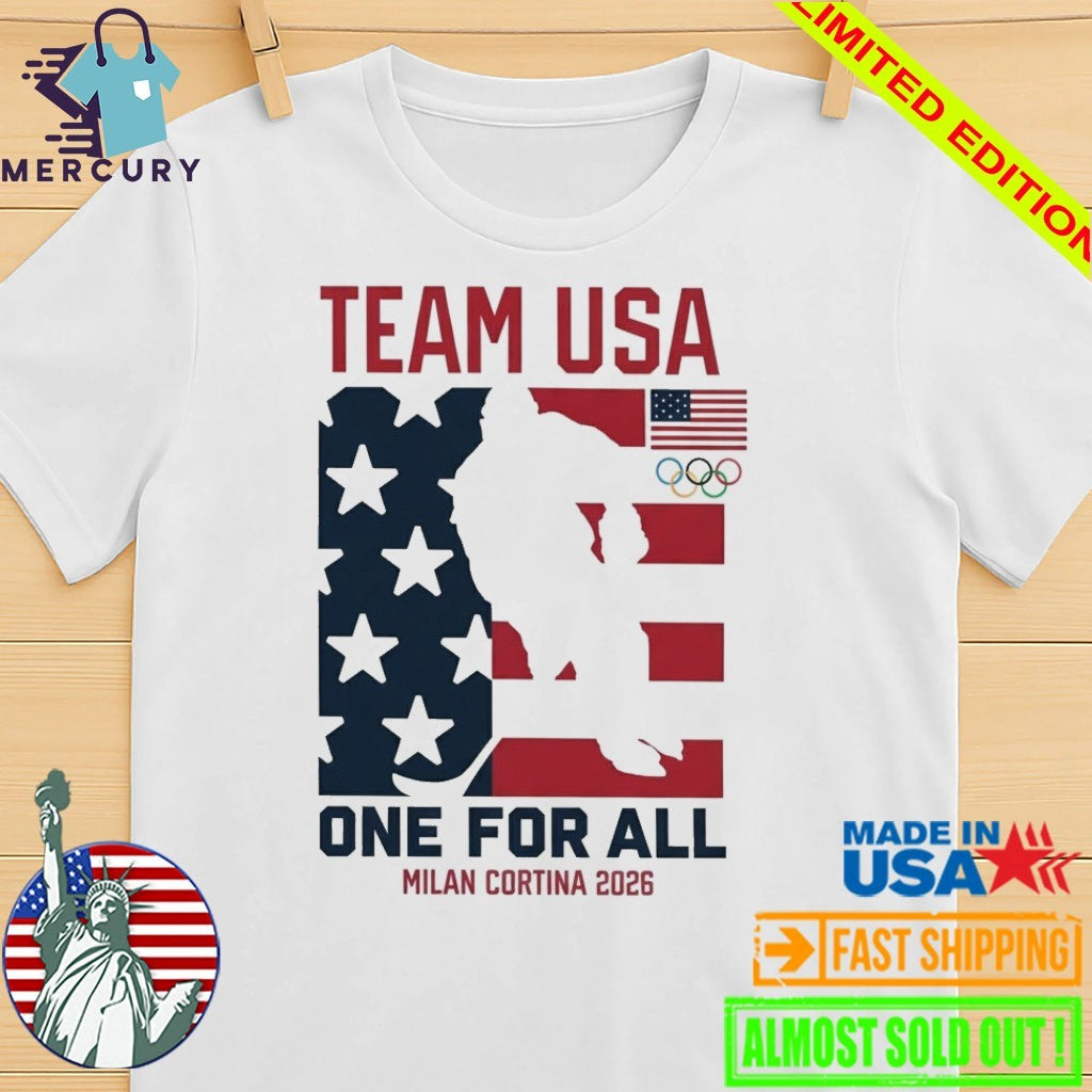 USA Hockey 2026 Winter Olympics Heart of Gold Shirt