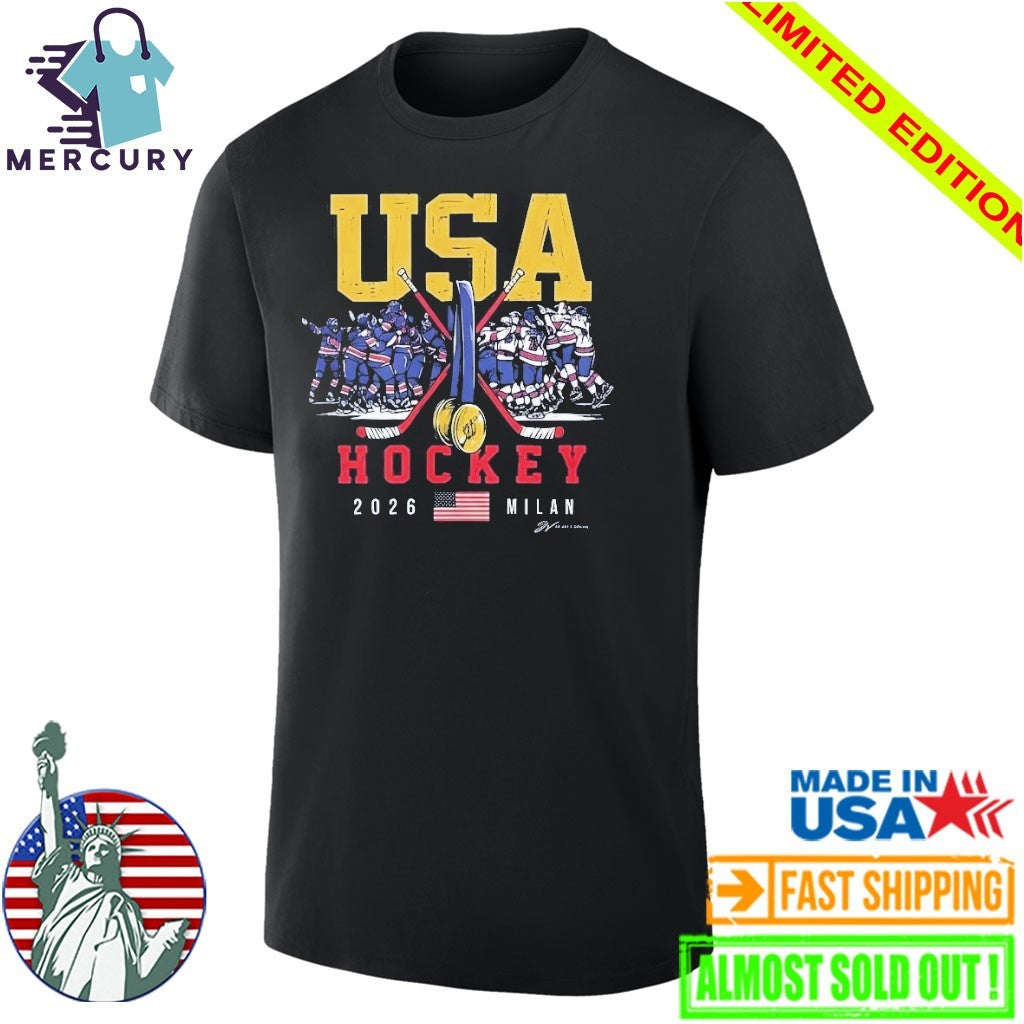 USA Hockey Gold Medal Winner 2026 Milan Shirt