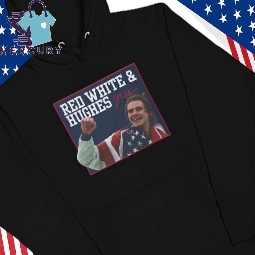 USA Hockey Red White And Hughes Shirt
