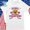 USA Women’s ICE Hockey Team Olympic 2026 Gold Medal Champions Shirt
