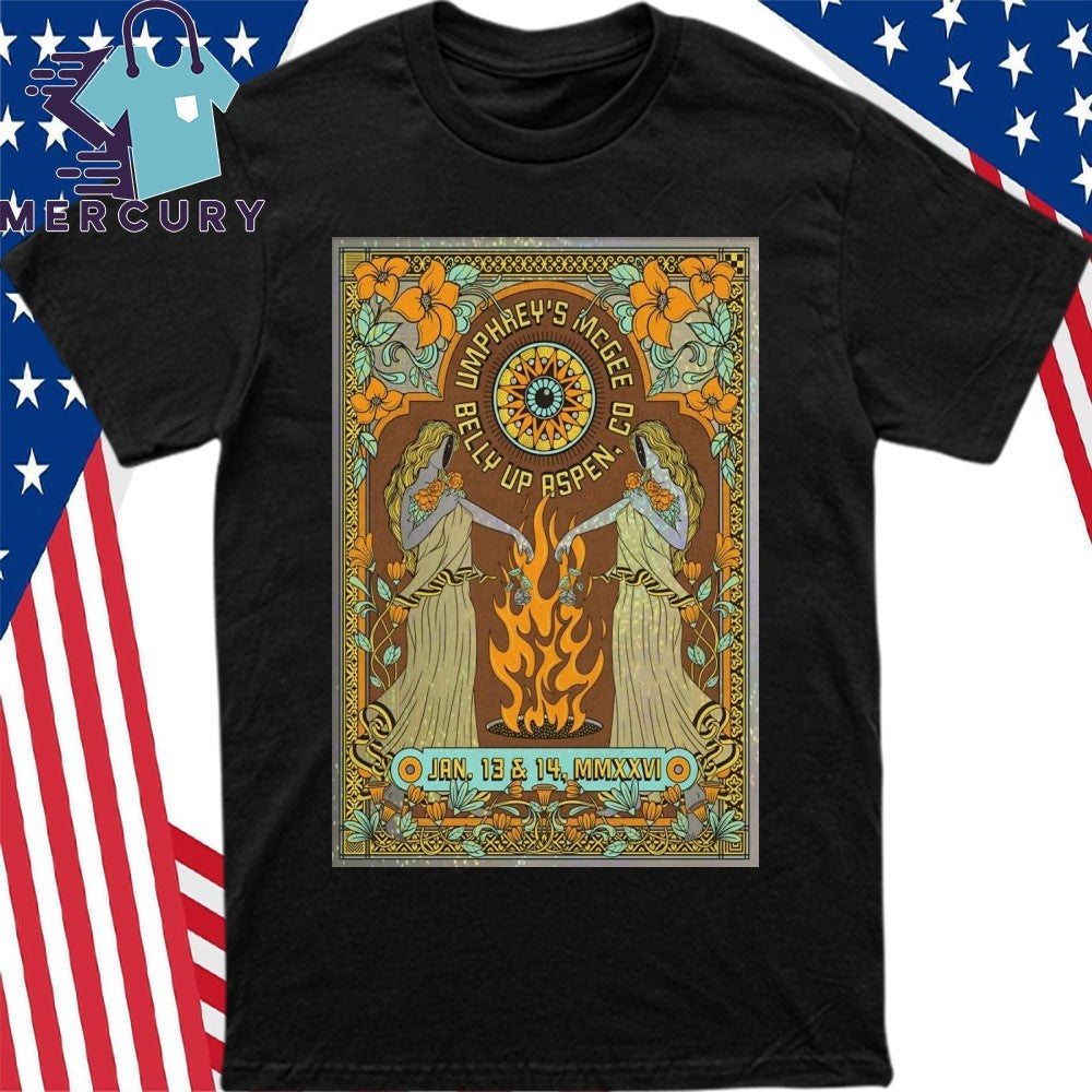 Umphrey’s McGee Aspen CO Event Jan 13-14 2026 Poster Shirt