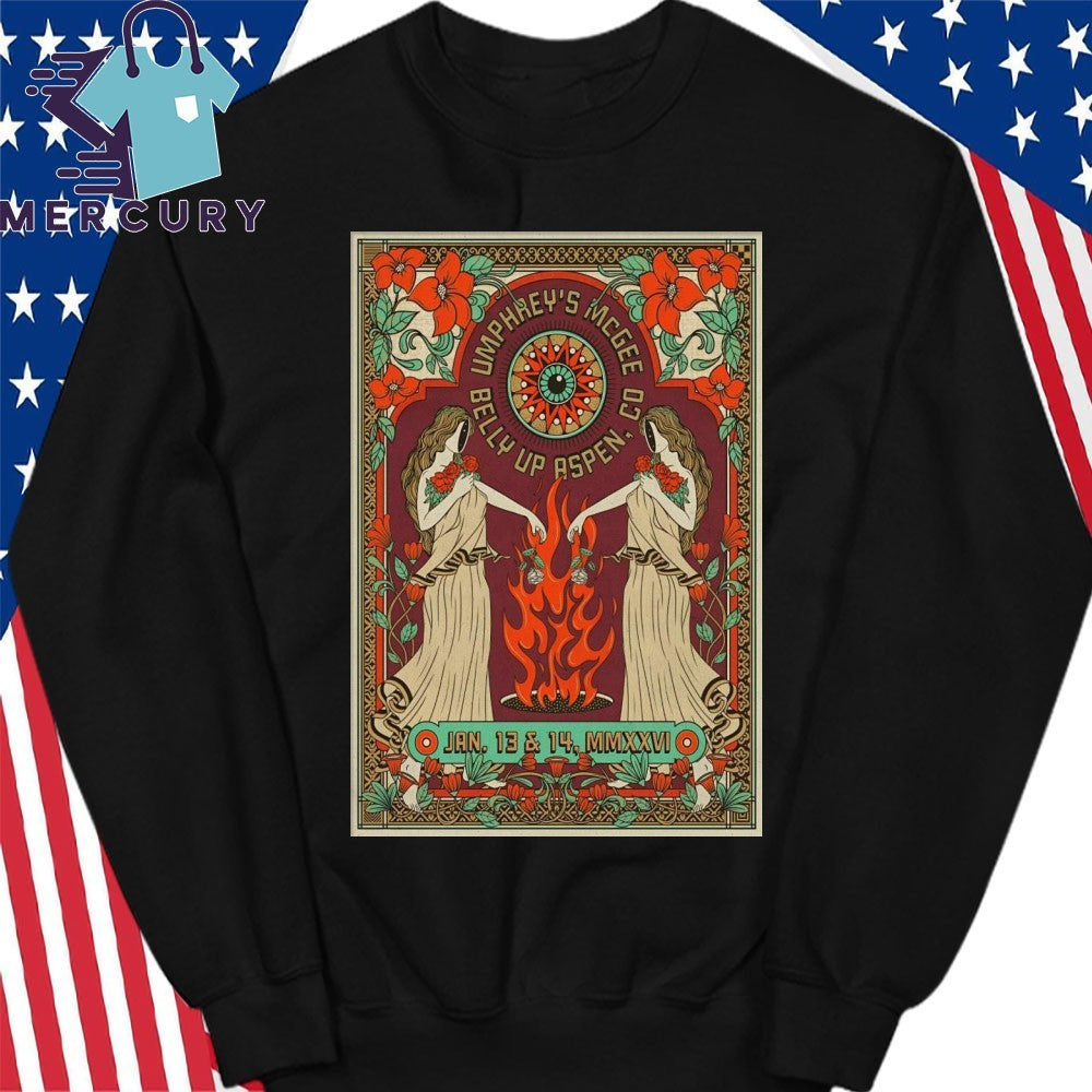 Umphrey’s McGee At Belly Up In Aspen CO On Jan 13-14 2026 Poster Shirt