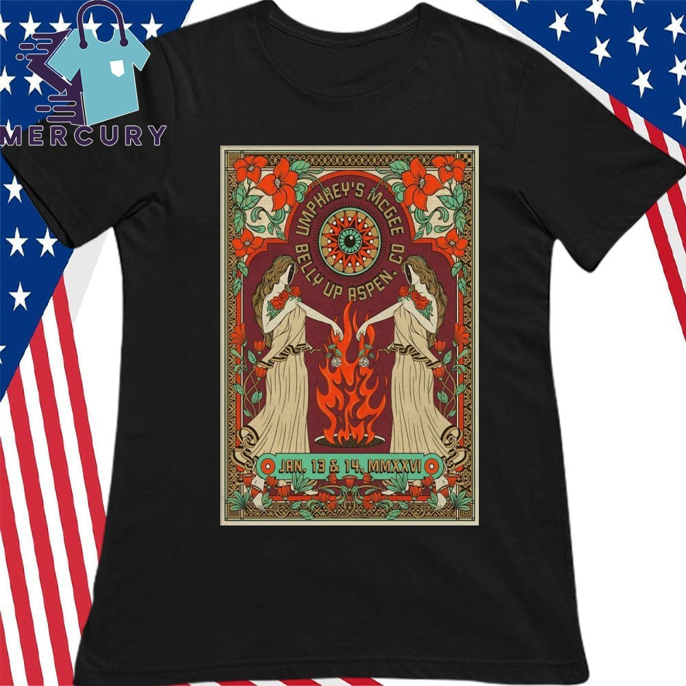 Umphrey’s McGee At Belly Up In Aspen CO On Jan 13-14 2026 Poster Shirt