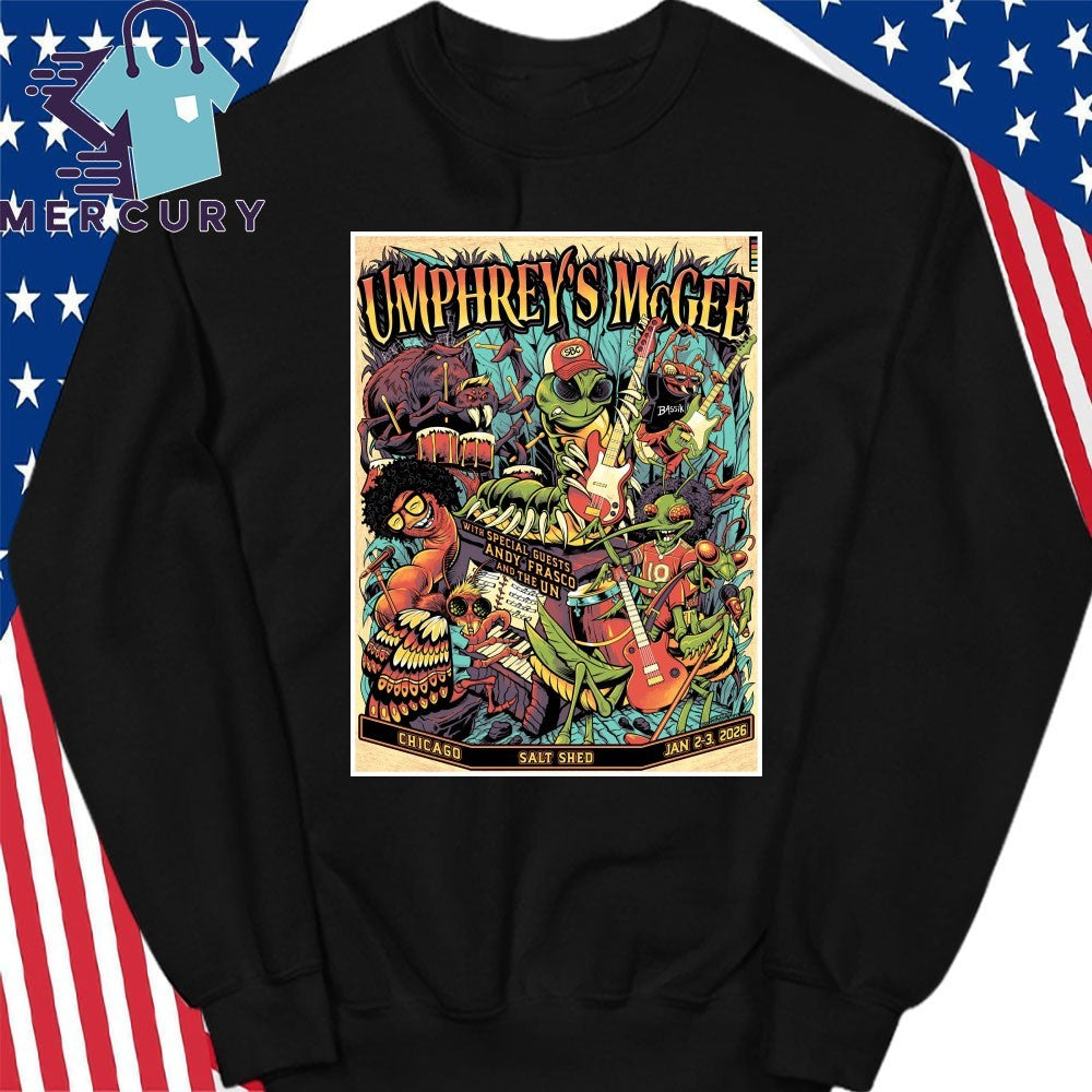 Umphrey’s McGee Event Chicago IL On Jan 2-3 2026 Poster Shirt