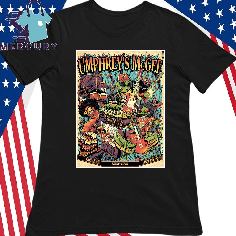 Umphrey’s McGee Event Chicago IL On Jan 2-3 2026 Poster Shirt