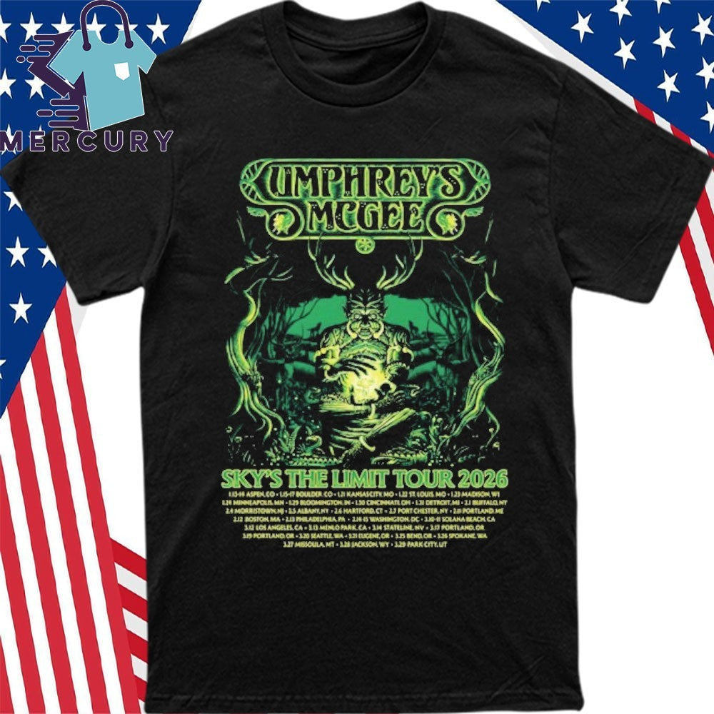 Umphrey’s McGee Sky’s The Limit Winter Tour 2026 Shirt