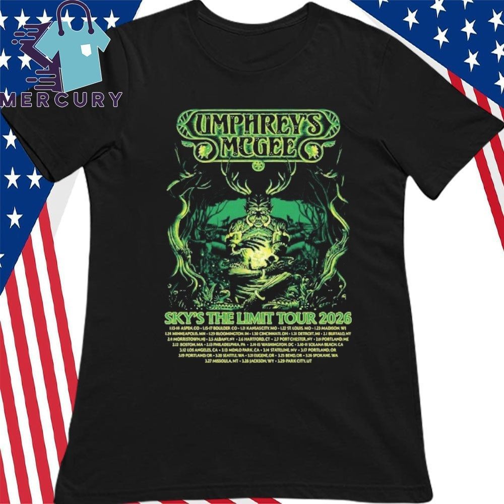 Umphrey’s McGee Sky’s The Limit Winter Tour 2026 Shirt