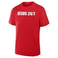 Valentina Gomez Wearing Jesus 24 7 Shirt