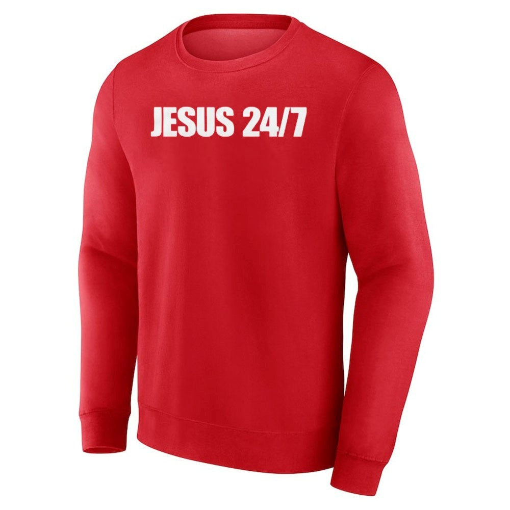 Valentina Gomez Wearing Jesus 24 7 Shirt