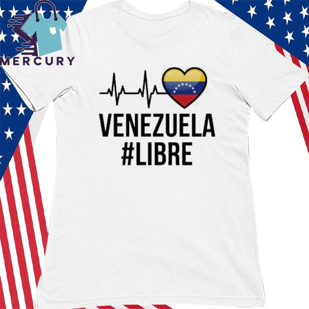 Venezuela Libre Flag Pride Bandera Venezolana Camiseta Root Shirt