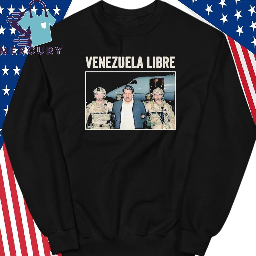 Venezuela Libre Nicolas Maduro Captured Arrest Shirt