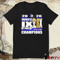 WNFC IX Cup 2026 6X Champion Texas Elite Spartans t-shirt