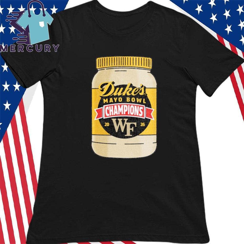 Wake Forest Demon Deacons 2026 Mayo Bowl Champions Shirt