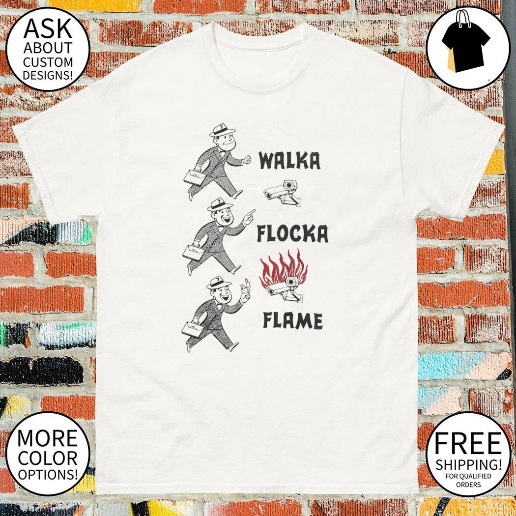 Walka flocka flame flock camera shirt