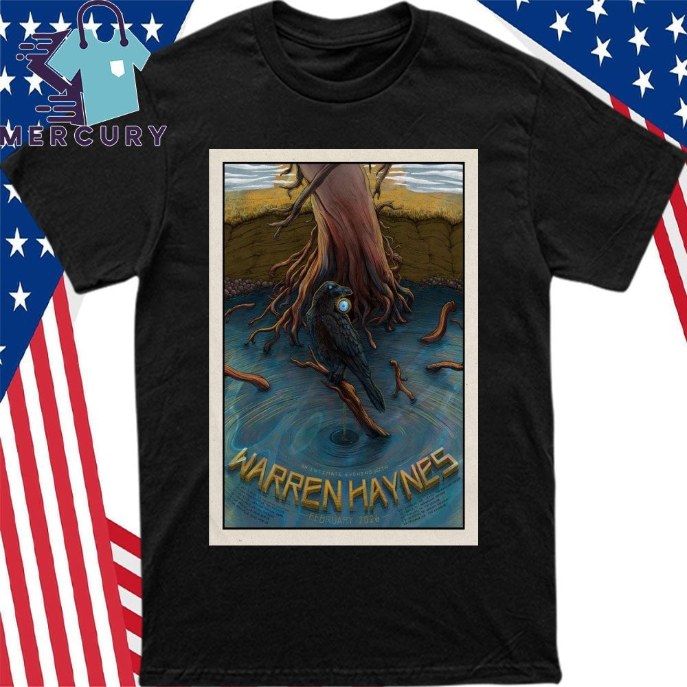 Warren Haynes February 2026 Tour Poster Shirt