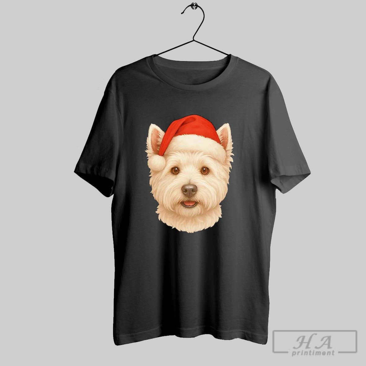 Official West Highland White Terrier Face Christmas