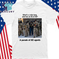 What’s A Mile Long And Has An IQ Of 40 A Parade Of ICE Agents Shirt