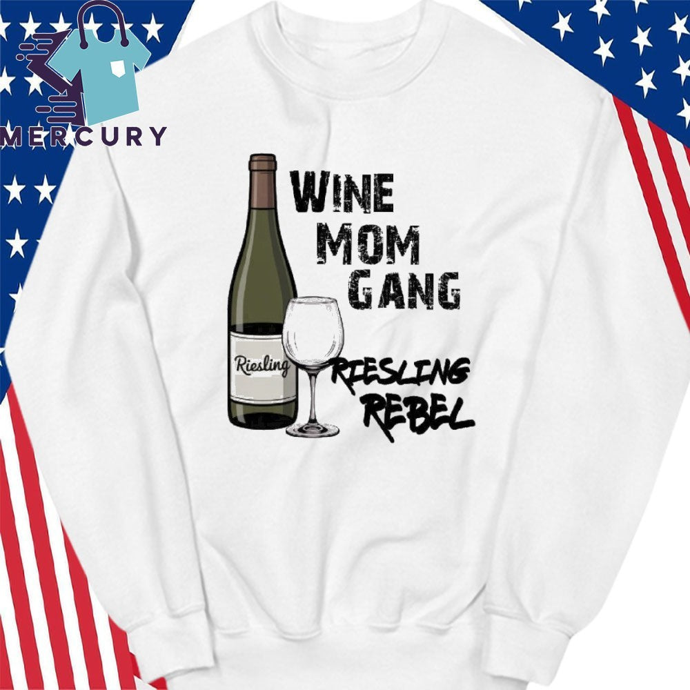 Wine Moms Gang Riesling Rebel Shirt