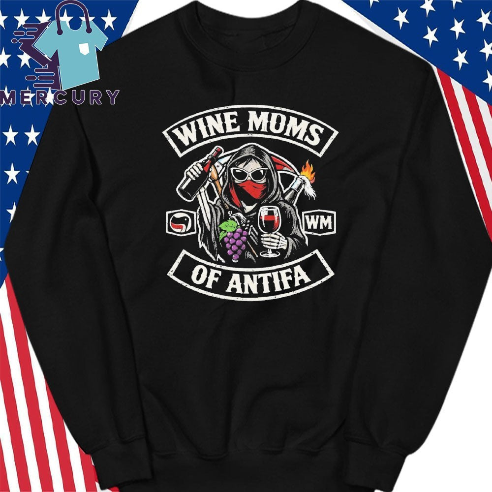 Wine Moms of Antifa Shirt