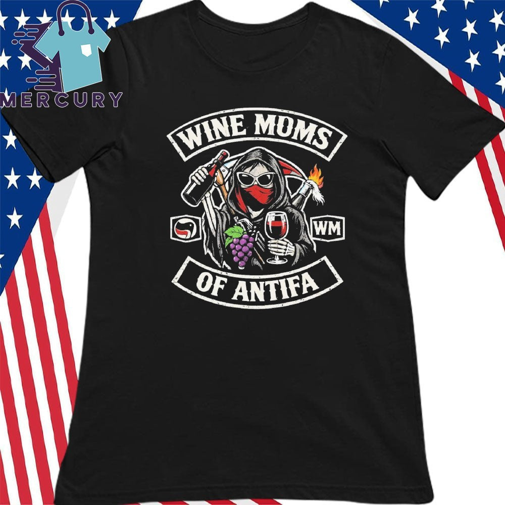 Wine Moms of Antifa Shirt