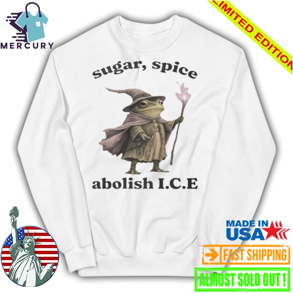 Wizard Frog Sugar Spice Abolish ICE Shirt