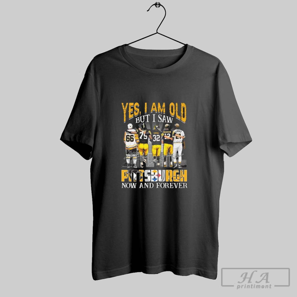 Official Yes I Am Old But I Saw Lemieux Greene Harris Bradshaw And Clemente Pittsburgh