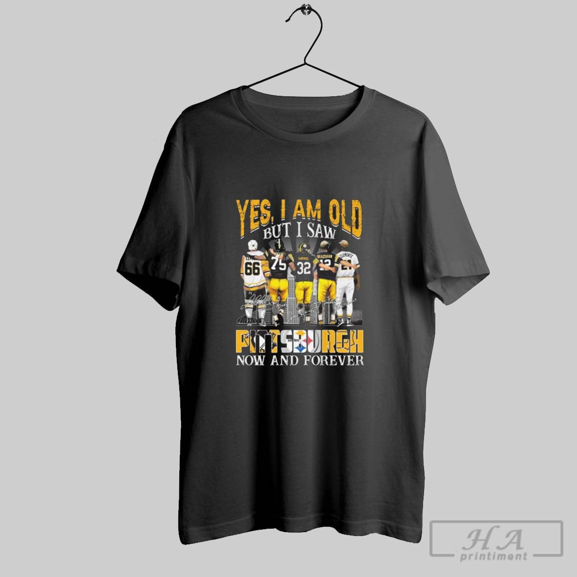 Official Yes I Am Old But I Saw Lemieux Greene Harris Bradshaw And Clemente Pittsburgh