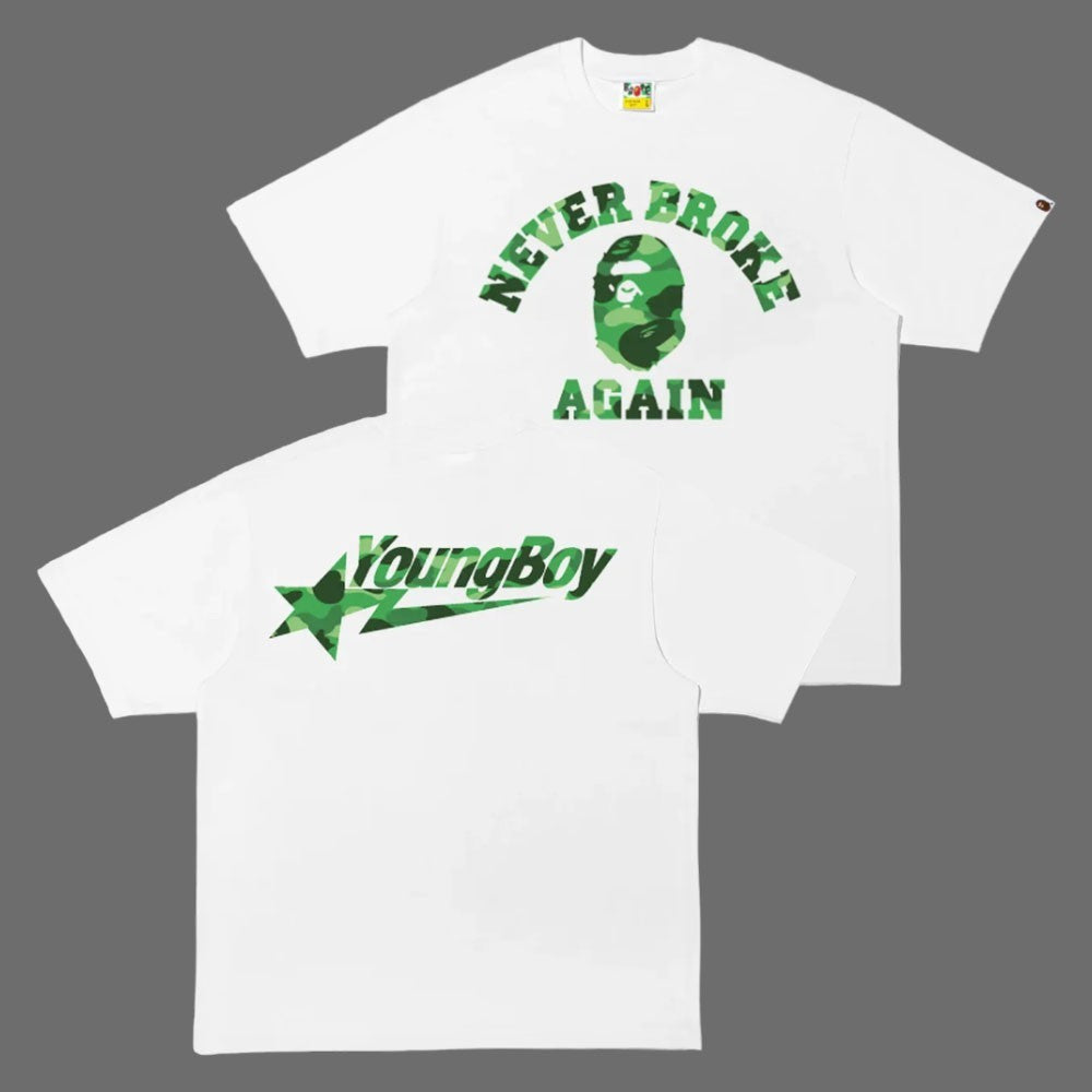 YoungBoy Never Broke Again x Bape Shirt
