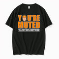 Official Youre Muted Talkin Vawls Network J Man Funny Tennessee Podcast T Shirts