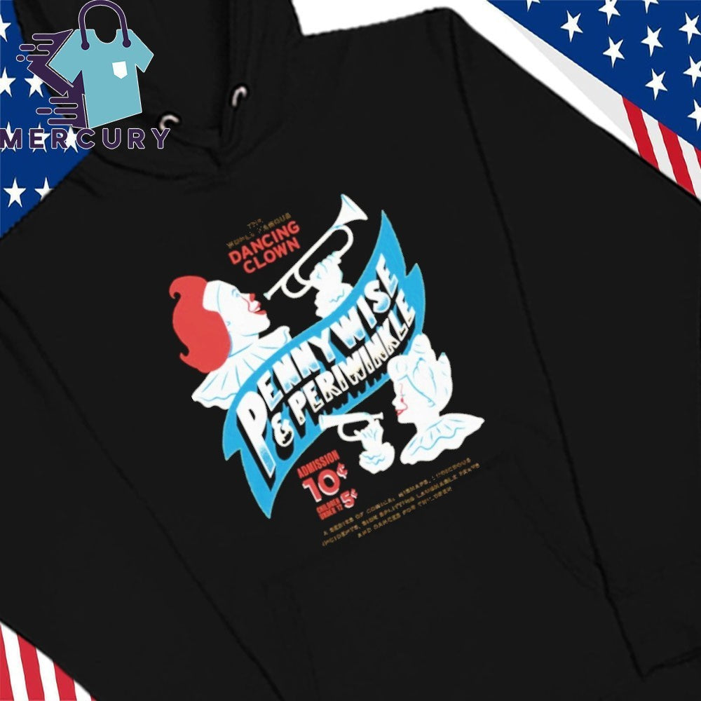 iT Welcome to Derry Pennywise & Periwinkle Shirt