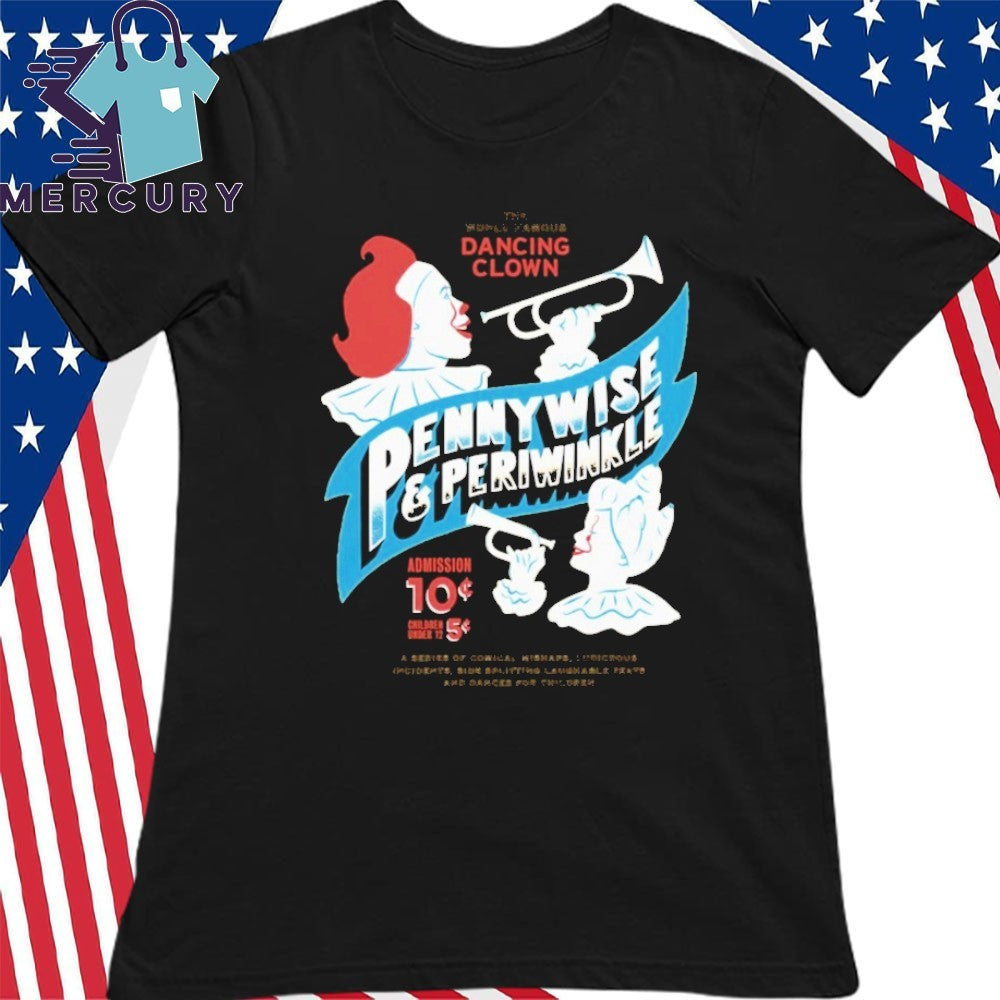 iT Welcome to Derry Pennywise & Periwinkle Shirt