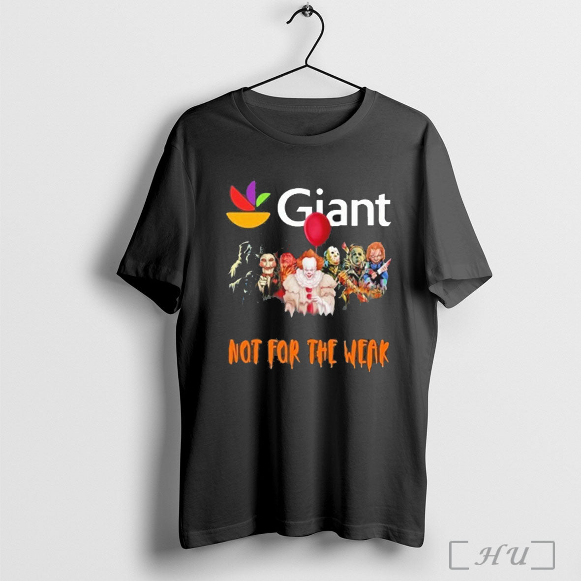 Officials 2025 Giant Food Logo Horror Film Halloween Not For The Weak T Shirt