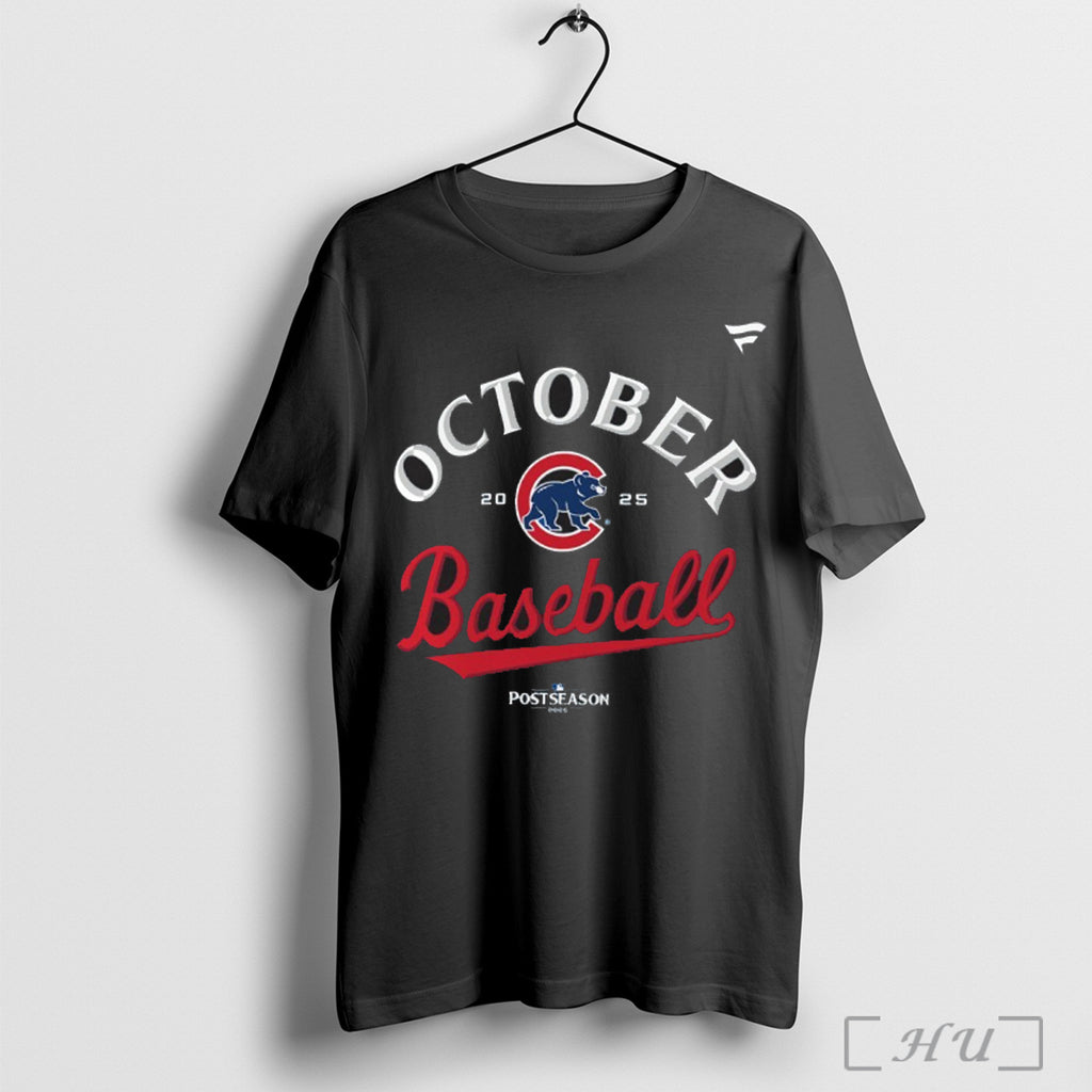 Officials 2025 October Baseball Cubs Postseason T Shirt