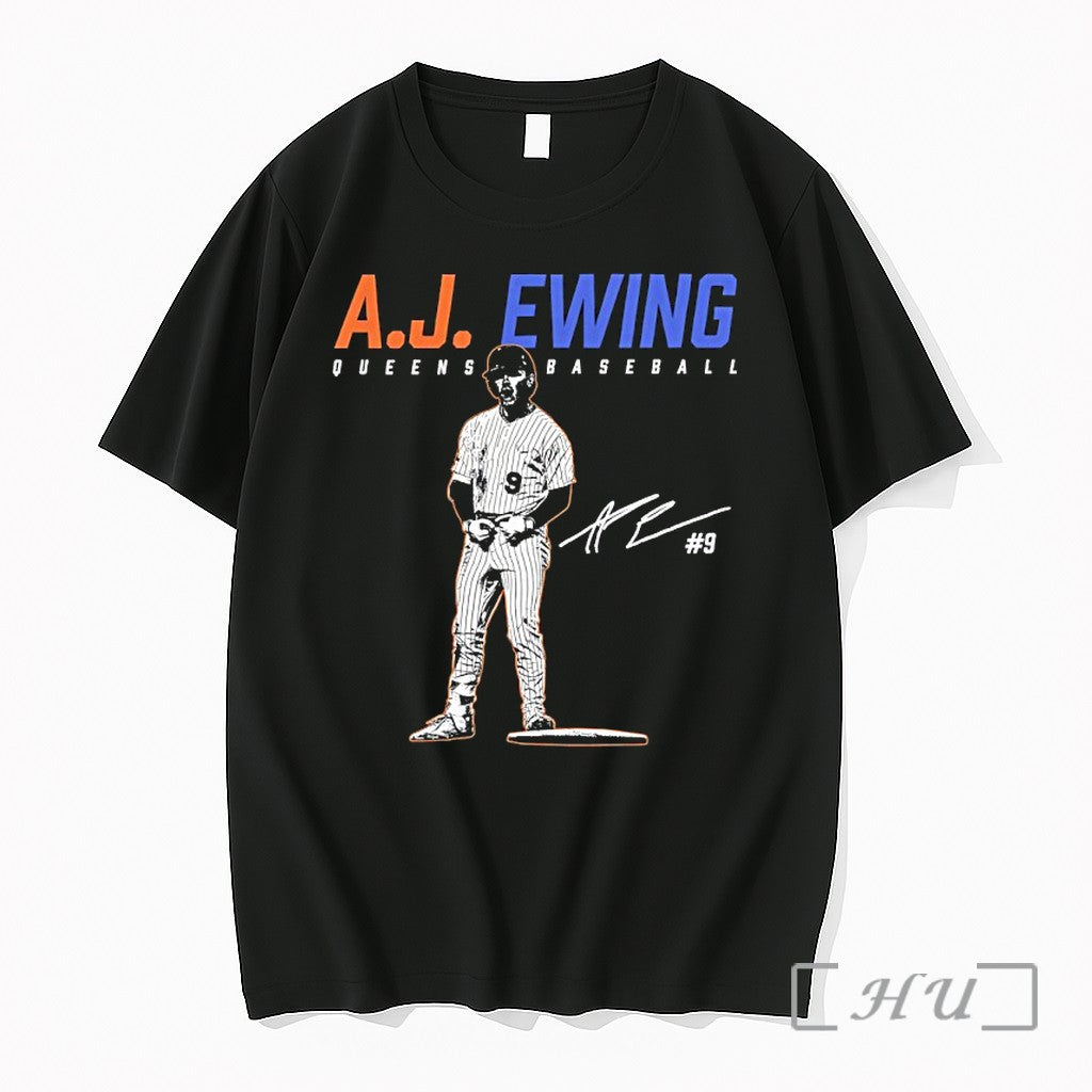 Officials Aj Ewing Queens Baseball Signature