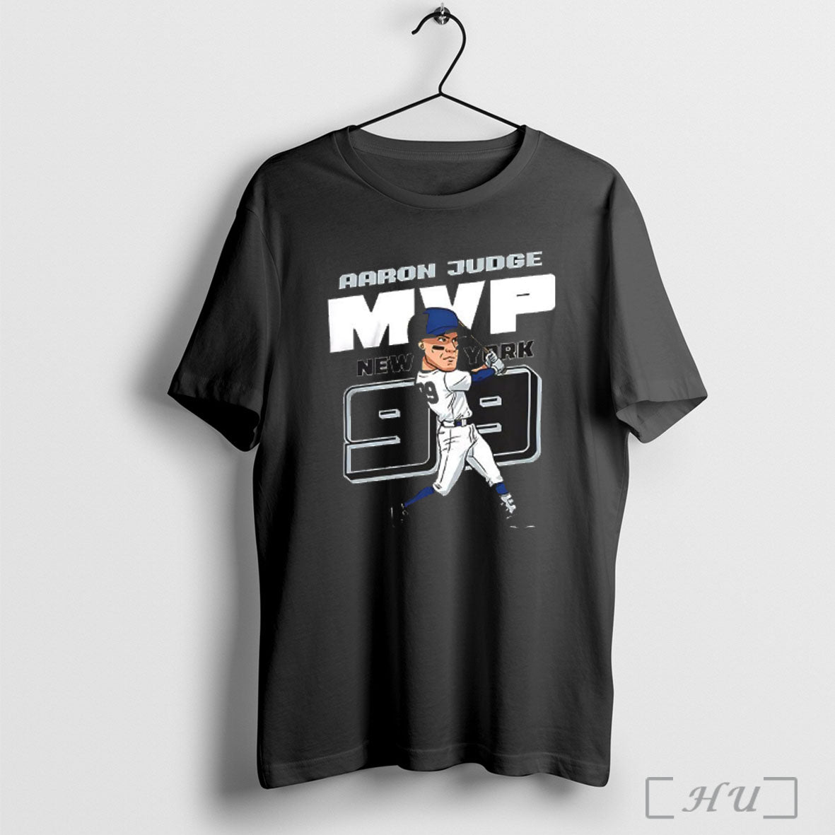Officials Aaron Judge Mvp New York Yankees Baseball Caricature 2025 V Neck T Shirt