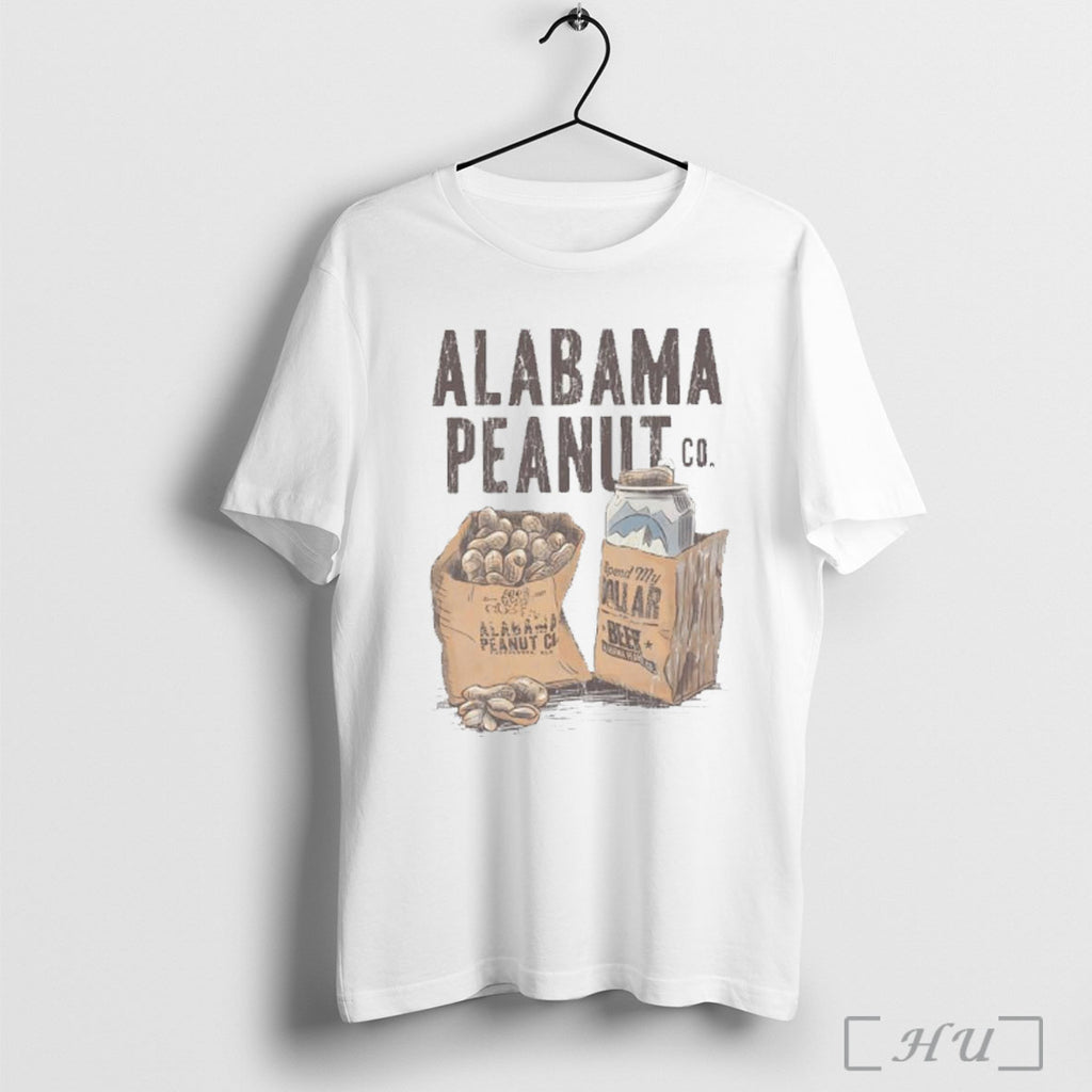Officials Alabama Peanut Spent My Dollar Beer T Shirt