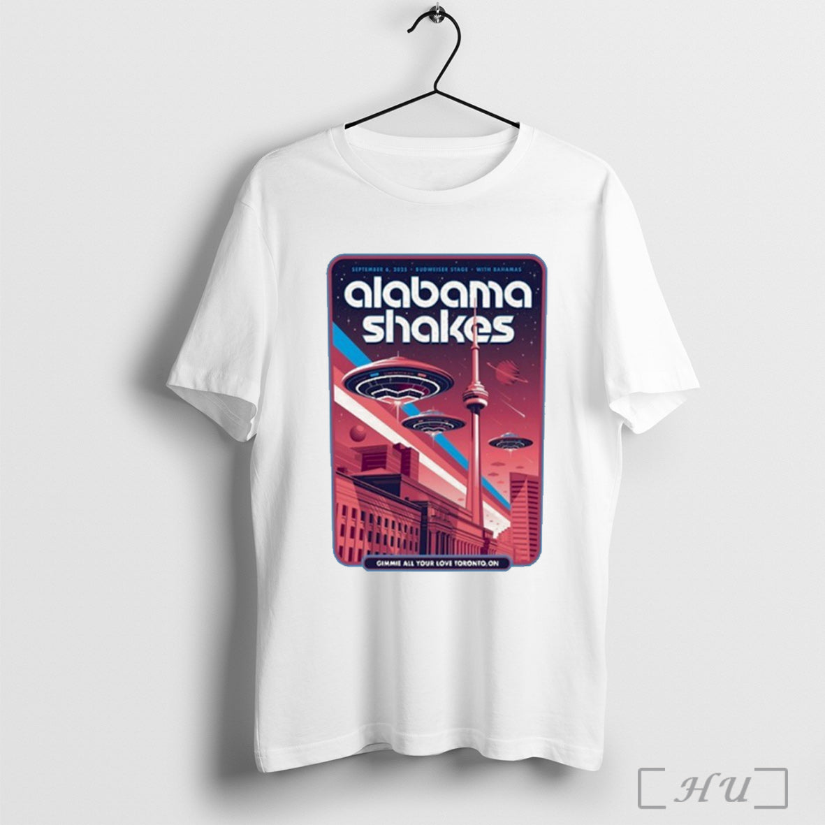 Officials Alabama Shakes 9 6 2025 Budweiser Stage In Toronto On T Shirt