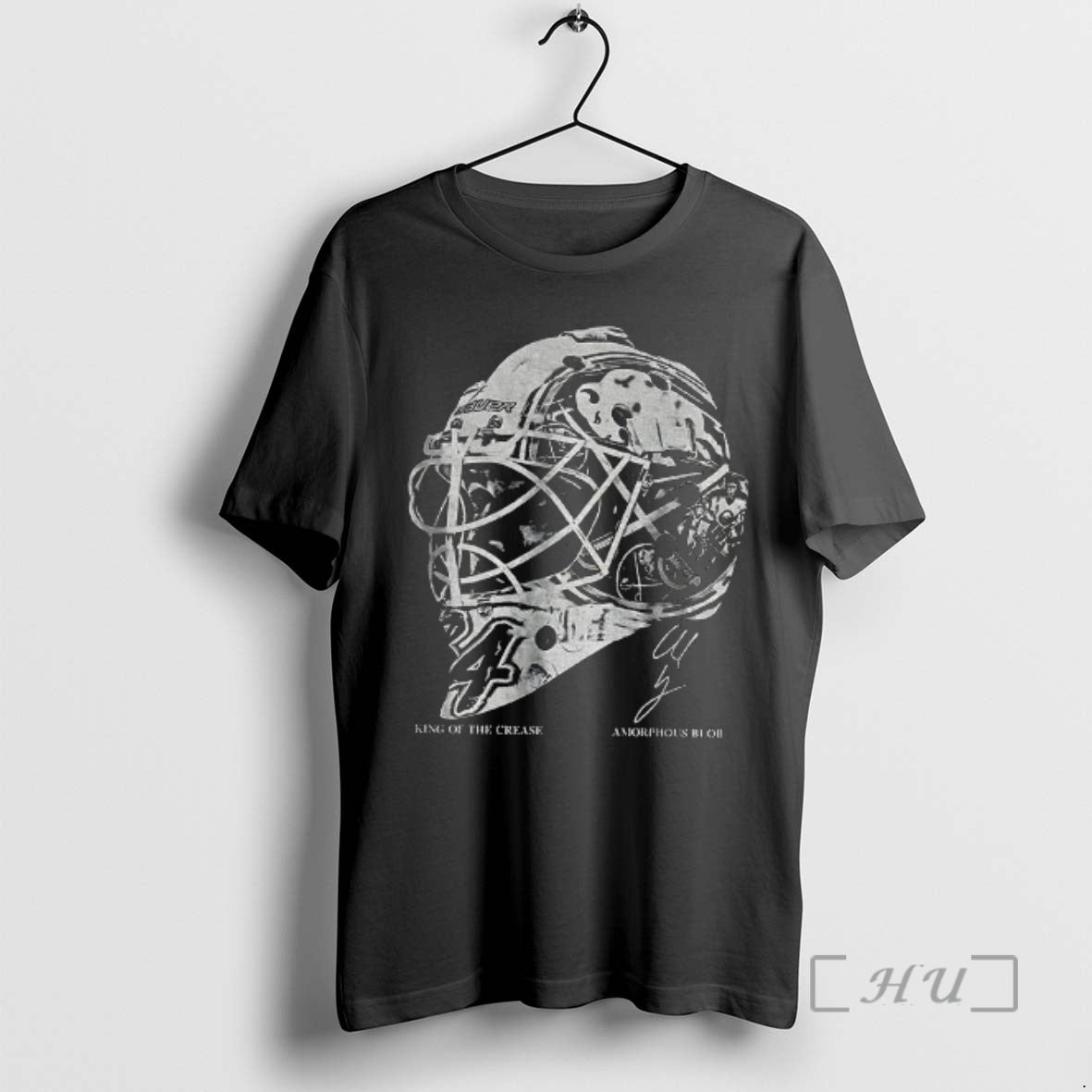 Officials Alex Lyon King Of The Crease Amorphous Blob Buffalo Sabres Hockey Premium T Shirts