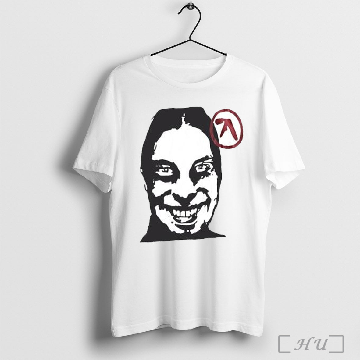 Officials Aphex Twin Richard D James Smiley Face Logo Electronic Music T Shirt