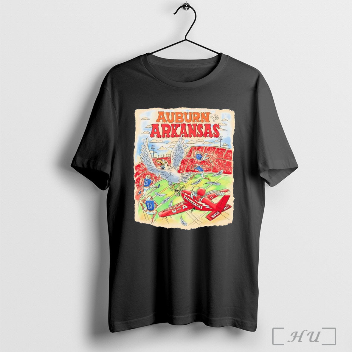 Officials Arkansas Razorbacks Vs Auburn Tigers Football Game Day 2025 T Shirt