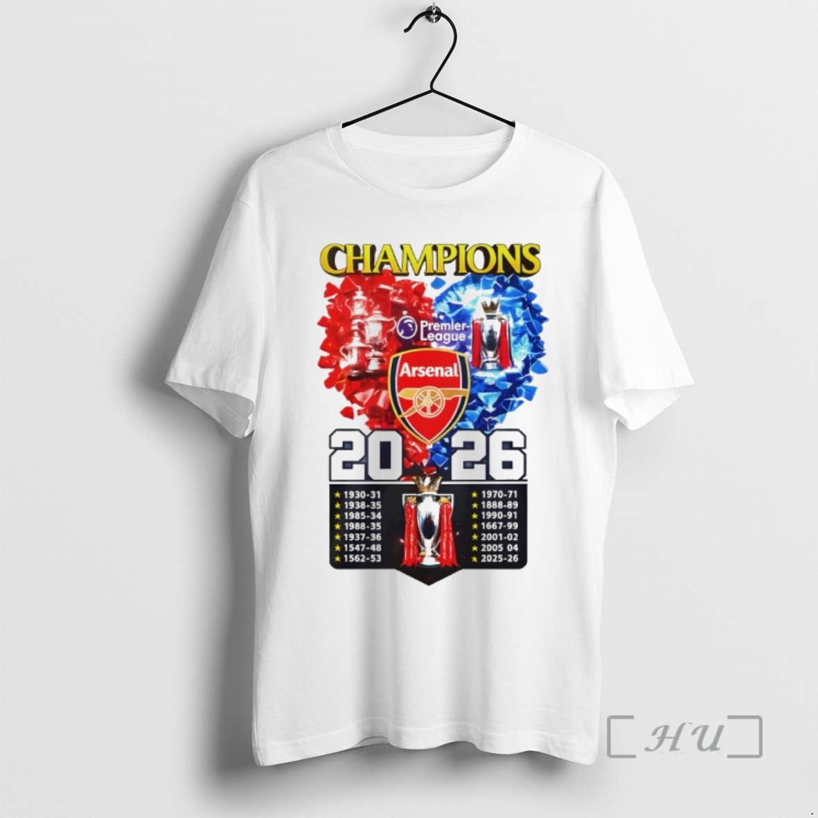 Officials Arsenal Fc Premier League 2026 Champions Lover