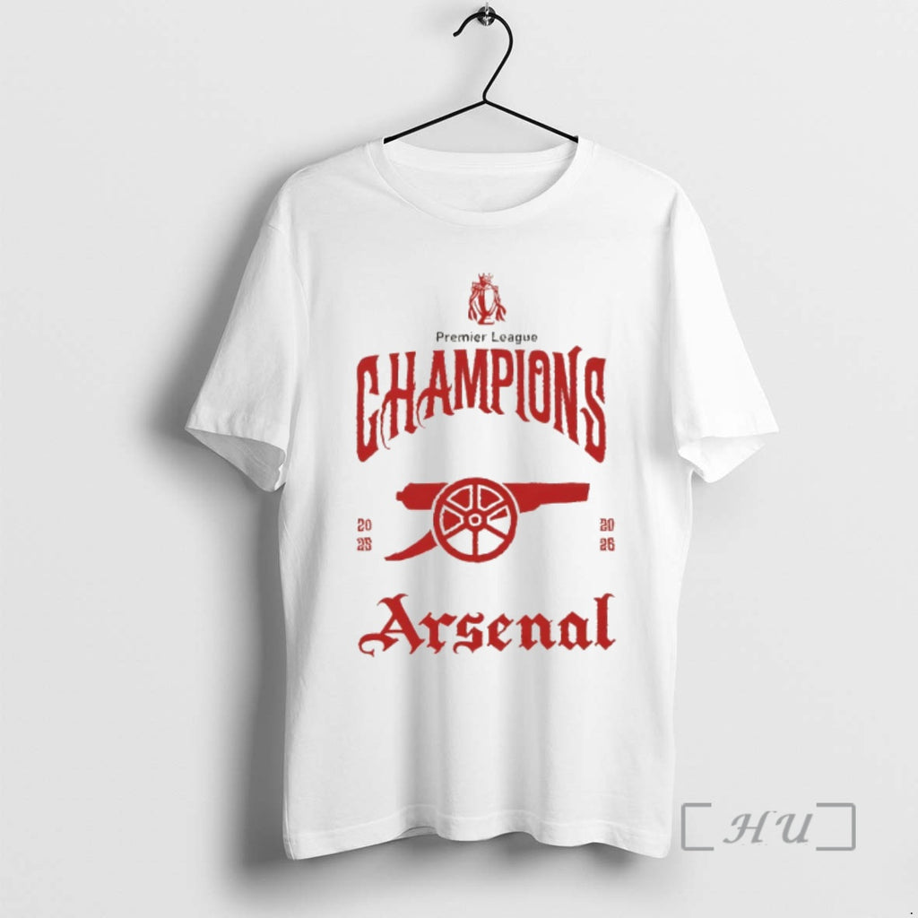 Officials Arsenal Fc Premier League Champions 2025 26 North London Forever Premium T Shirts Sweater