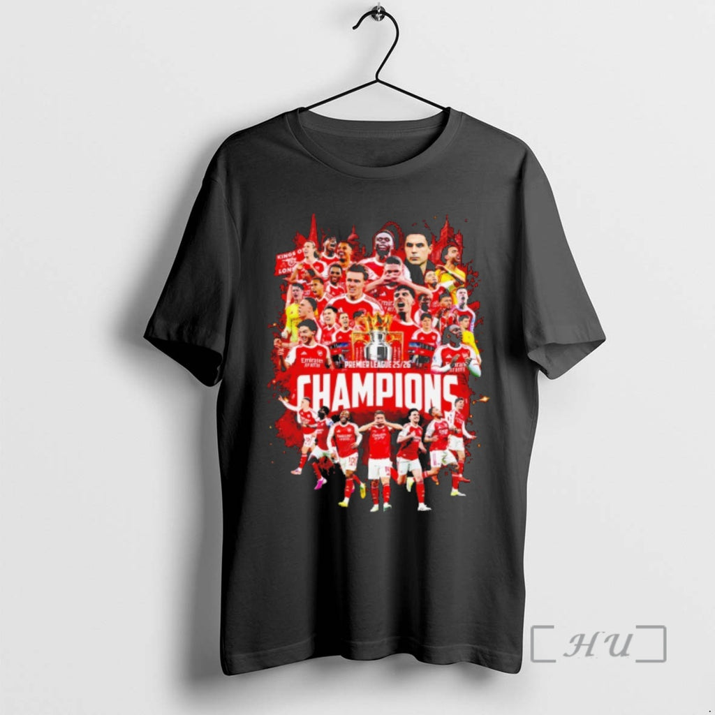 Officials Arsenal Premier League Champions 25 26 Gunners Trophy Graphic