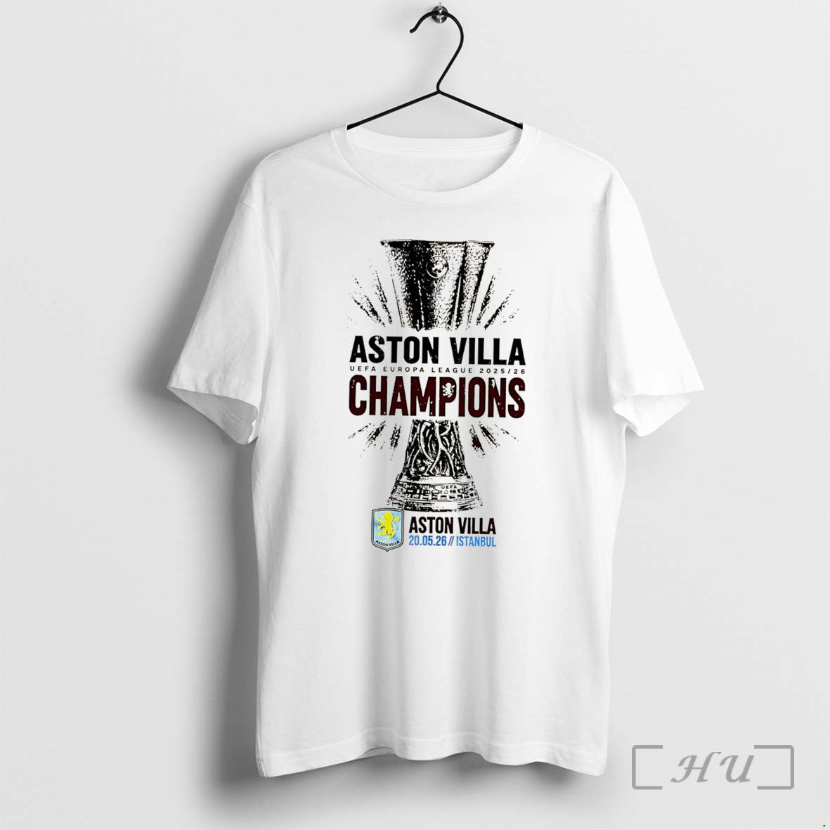 Officials Aston Villa Uefa Europa League Champions 2025 26 Tee