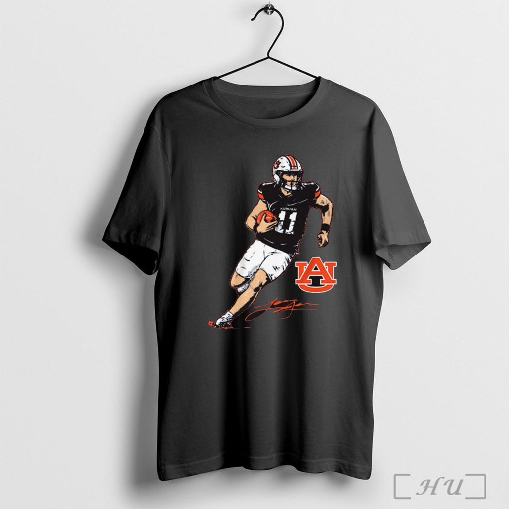 Officials Auburn Tigers Football Jackson Arnold Superstar Pose Signature T Shirt