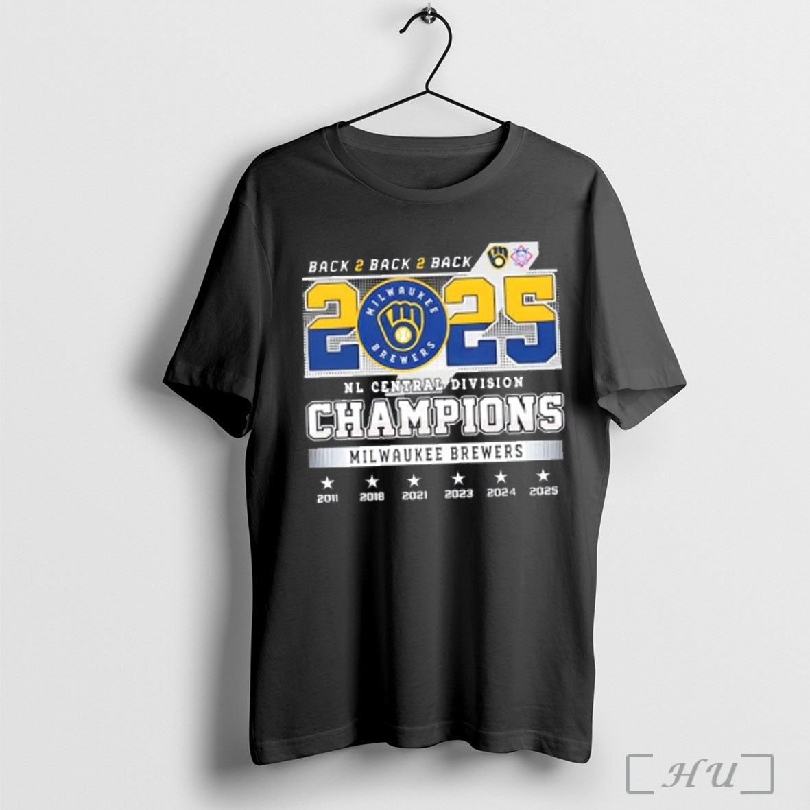 Officials Back To Back To Back 2025 Nl Central Division Champions Milwaukee Brewers All Time