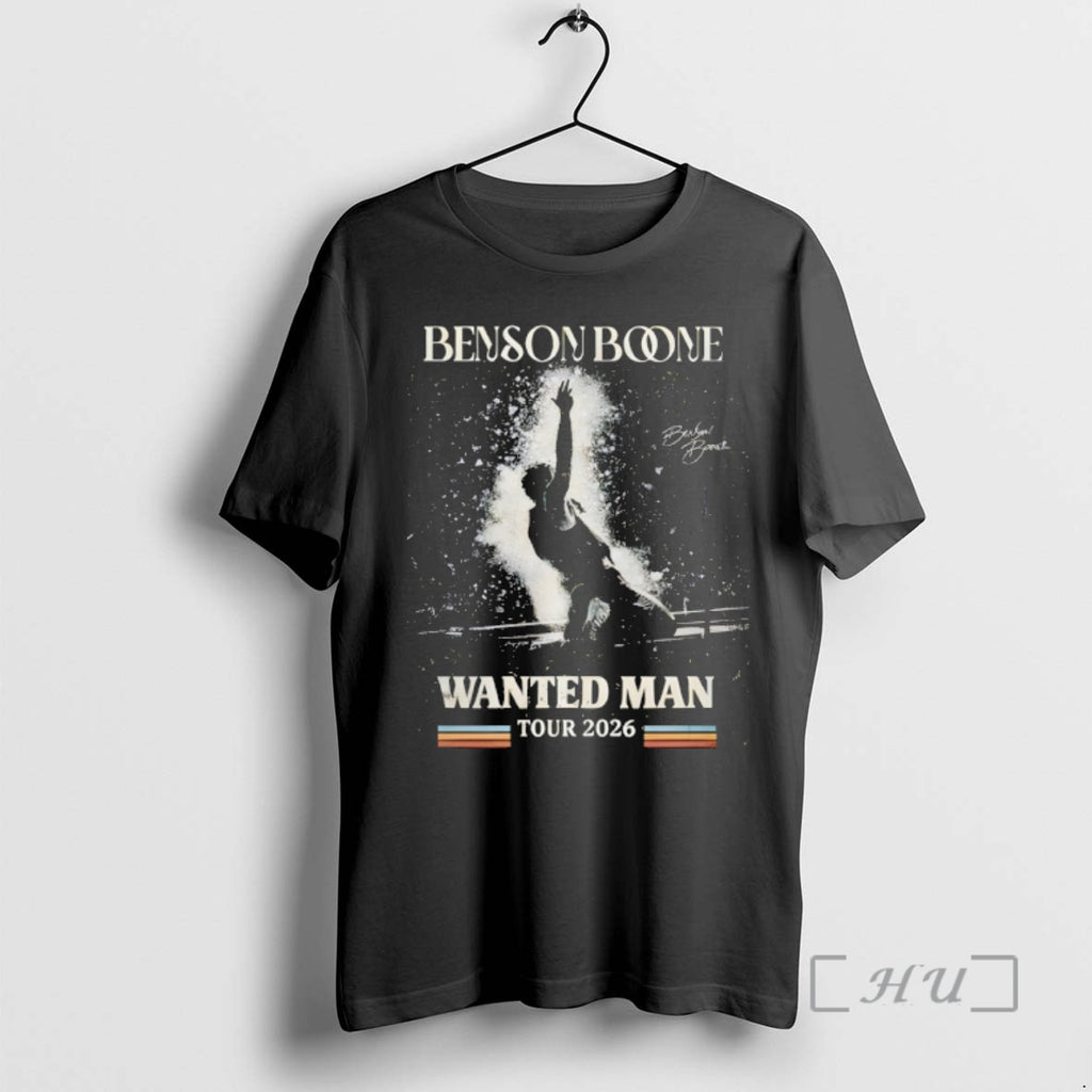 Officials Benson Boone Wanted Man Tour 2026 Signature Vintage