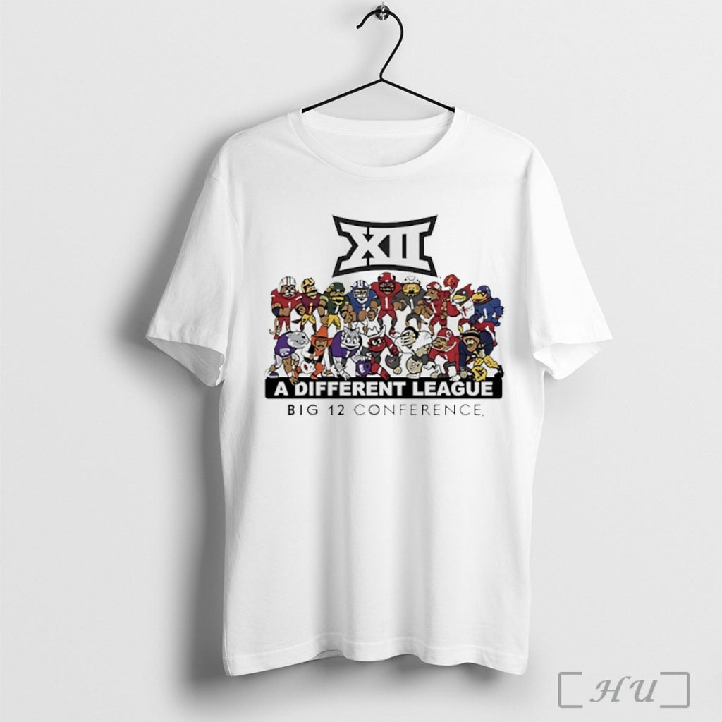 Officials Big 12 Conference A Different League Mascots T Shirt