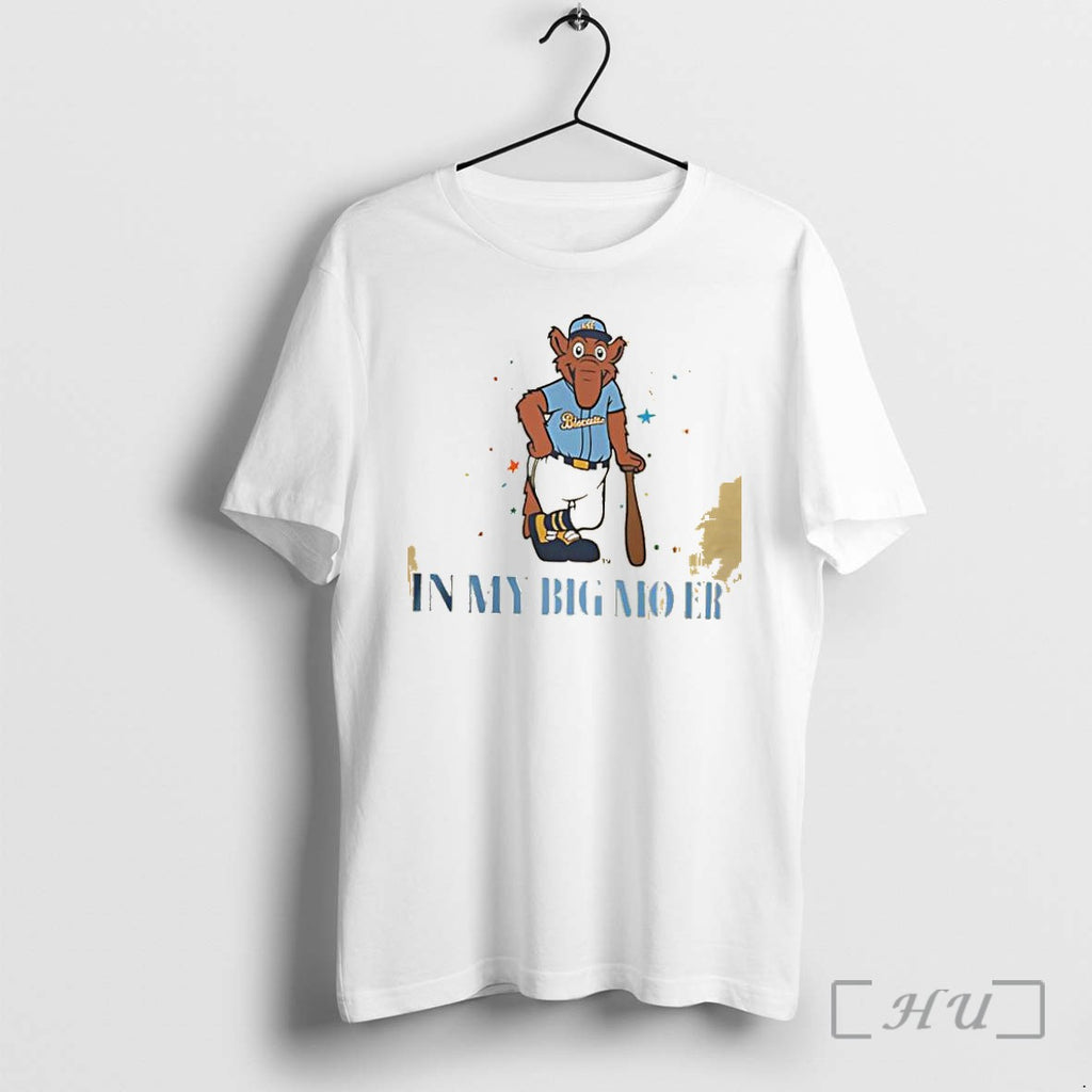 Officials Big Mo Montgomery Biscuits Baseball In My Big Mo Era Premium T Shirts Sweater