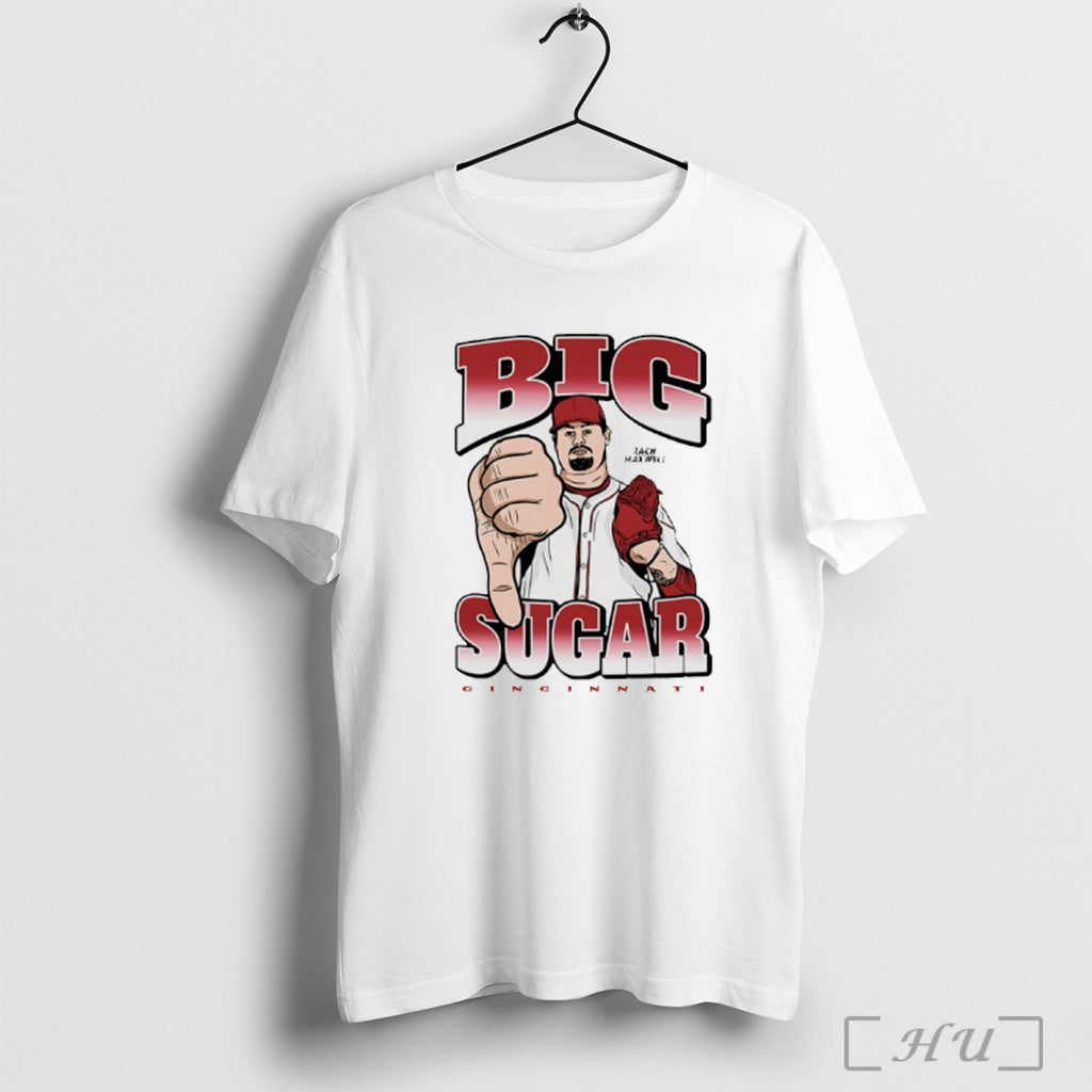 Officials Big Sugar Zach Maxwell Cincinnati Reds Thumbs Down T Shirt